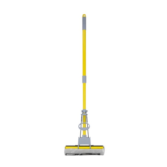 Mоп с гъба и телескопична дръжка 120x27см BABADO-YELLOW-(KD-8019-Y)