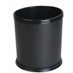 Кош хотелиерски с подвижен ринг за торбичка черен 24x24x26cм. 024E GX - Horecano