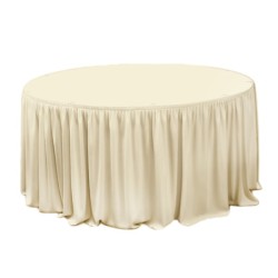 Драперия за маса ф152xh74см IVORY L4,77м (HC-16143) - Horecano