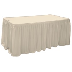 Драперия за маса 244x76xh76см IVORY L6,40м (HC-16217) - Horecano