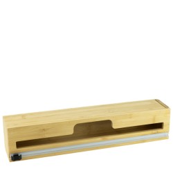 Бамбукова кутия за стреч фолио 33,5x7xh6,5см HOME-(DR109S) - Horecano