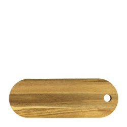 Дървена дъска за презентация елипса 50x18xh1,5см акация(HC-16307) - Horecano