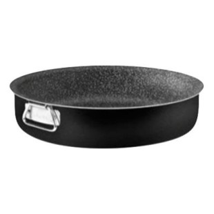 Алуминиева тава кръгла черна 30x6см "BIZOCHERA" (14407) - Steel Pan