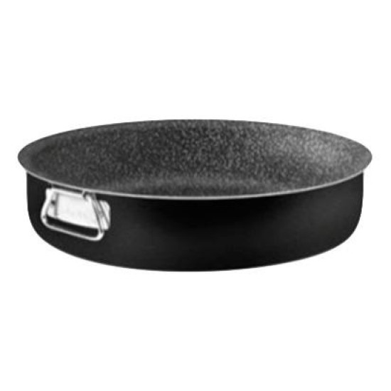 Алуминиева тава кръгла черна 30x6см "BIZOCHERA" (14407) - Steel Pan