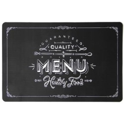 Полипропиленова подложка за хранене DARK MENU 43,5x28,5см HORECANO-(PPCO-27183A)