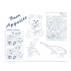 Хартиена подложка за хранене и рисуване 33x44см "BIMBI KIDS" ПАКЕТ 250бр LUNI PAPER-(TBB90) - Horecano