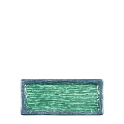 Меламиново плато правоъгълно 38x17см ALANI BLUE BUFFET-(HC-28116) - Horecano