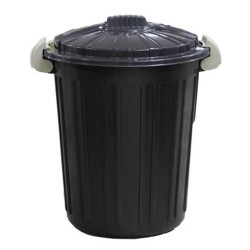 Пластмасов кош за отпадъци N-5 -73л. 45х52см. кафяв (CK-420) - Irak Plastik