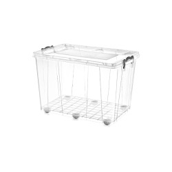 Пластмасова кутия контейнер с колела №9 60л. (SA-455)   -  Irak Plastik
