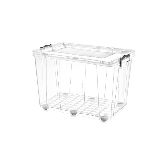 Пластмасова кутия контейнер с колела №9 60л. (SA-455)   -  Irak Plastik