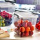Пластмасова кутия контейнер квадрат дълбока №2 3.7л. (SA-265)  -  Irak Plastik