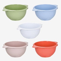 Пластмасова купа гевгир с дръжки 33x27x13,5см различни цветове (SG-225) - Irak Plastik