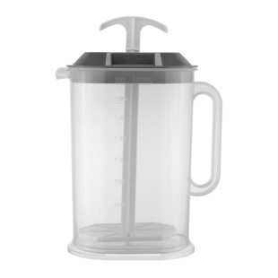 Пластмасова кана за айрян 15x10xh28мл 2л антрацит HOME-(HC-31780)SU130 - Horecano