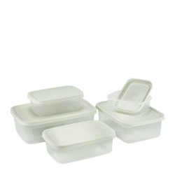 Комплект от 5 пластмасови кутии 6,94л микс ИП-(SA891) - Irak Plastik