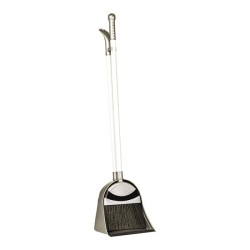 Пластмасова четка с лопатка 23x20xh93см сива ИП-(TE330) - Irak Plastik
