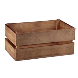 Дървена касетка 17,6x10,2xh8см венге OLD FASHIONED-(HC-32140) - Horecano