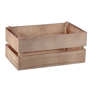 Дървена касетка 17,6x10,2xh8см натурал OLD FASHIONED-(HC-32141) - Horecano