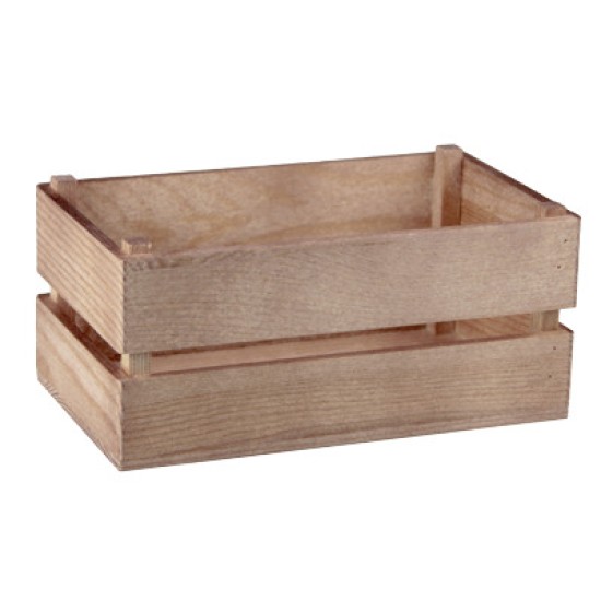 Дървена касетка 17,6x10,2xh8см натурал OLD FASHIONED-(HC-32141) - Horecano