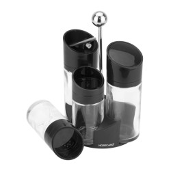 Оливерник от 4 части на черна пластмасова стойка HELLA-BLACK-(87772000) - Horecano