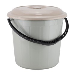 Пластмасова кофа с капак №5 20л ф31xh34,5см RECYCLED (UP 625-002/004/005) - Planet
