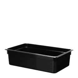 Полипропиленов контейнер черен 1/1 150 53x32,5x15см 19,5л PP-(GNPP-11150/B) - Plast Port