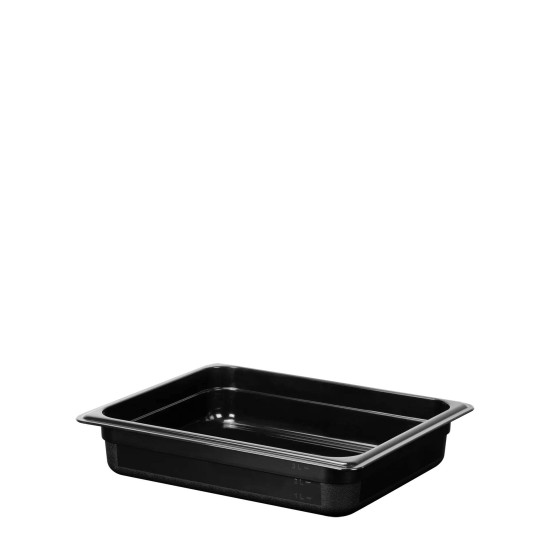 Полипропиленов гастронорм черен 1/2-65 32,5x26,5x6,5см 3,9л PP-(GNPP-1265/B) - Plast Port