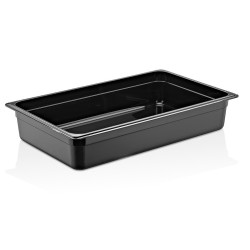 Полипропиленов контейнер черен 1/3-65 32,5x17,6x6,5см 2,4л PP-(GNPP-1365/B) - Plast Port