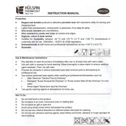 Меламинова модулна купа ф10xh10см 590мл черна (1590.BL) - Kulsan
