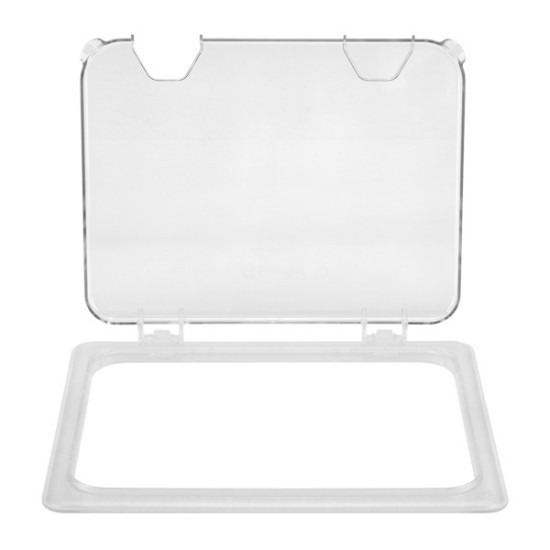 Поликарбонатен капак с дупки GN 1/3 Flip прозрачен PC-(GNPLM-13N) - Plast Port
