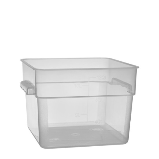 Полипропиленова кутия за съхранение квадратна 11,4л 28x28xh21,2см PP-(GSPP-12) - Horecano