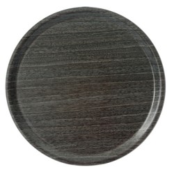 Пластмасова табла за сервиране кръг гранит 33x33x2 см. (33K)KN - Kulsan