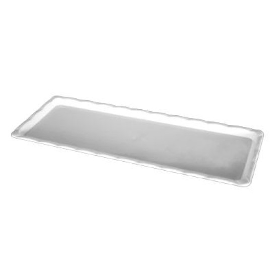 Поликарбонатно плато за десерти бяло 10x30x2см. (ZCP 223-2)AN - Alkan