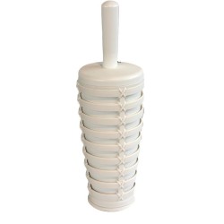 Пластмасова четка за тоалетна PALM бяла PN-(M-E22-01-01) - Primanova