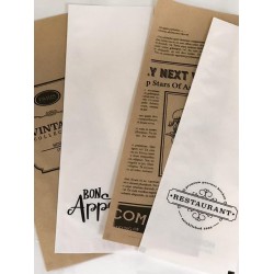 Хартиен джоб за прибори 24x8см "Bon Appetit" -100бр. (HC-37231) - Horecano
