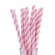 Хартиени сламки Bubble Tea, ф1,2x26см, 50бр, розови, BARWARE-(HC-37234)(210419-4) - Horecano
