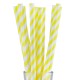 Хартиени сламки Bubble Tea, ф1,2x26см, 50бр, жълти, BARWARE-(HC-37236)(210419-1) - Horecano