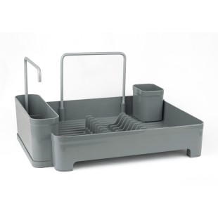 Пластмасов стелаж / сушилник за чинии 44x35x20см сив PN-(M-E74-07) - Primanova