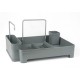 Пластмасов стелаж / сушилник за чинии 44x35x20см сив PN-(M-E74-07) - Primanova