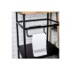 Поставка за кърпа 6x22,5x9см черна PN-(M-B30-06) - Primanova