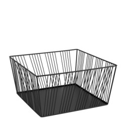 Метален дисплей / панер квадратен 30,5x30,5xh15см черен REN-(HC-39136) - Horecano