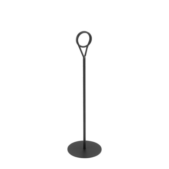 Стойка за информационна табелка h20см HELLA BLACK-(HC-3939) - Horecano