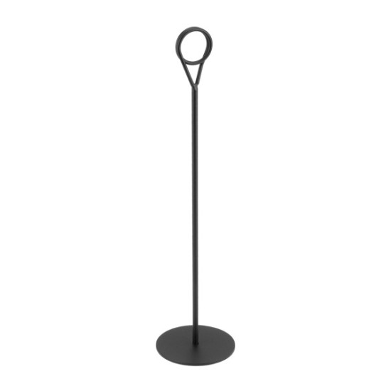 Стойка за информационна табелка h25см HELLA BLACK-(HC-3940) - Horecano