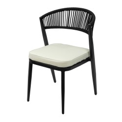 Стол 56x57xh83,5см черен LAGOS-(HC-42535) - Horecano