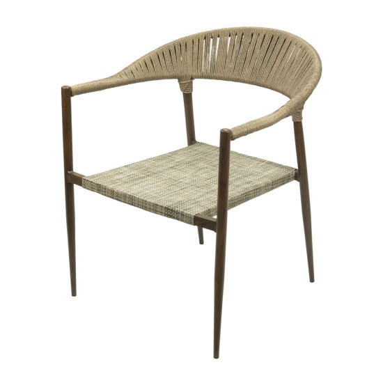 Стол 62x65xh78см POLYRATTAN LATTE SEDONA-(HC-42539) - Horecano