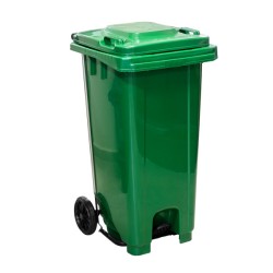 Кош за смет с педал 240л зелен CLEANING-(HC-4346) - Horecano