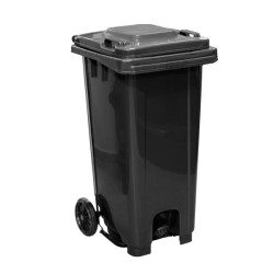 Кош за смет с педал 240л черен CLEANING-(HC-4347) - Horecano