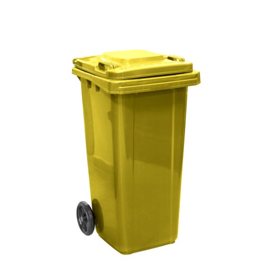 Кош за смет 120л жълт CLEANING-(HC-4350) - Horecano