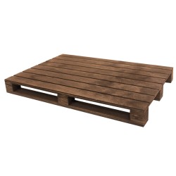 Дървена дъска за сервиране тип "Палет" венге 30x20xh3см BISETTI-(26122T)