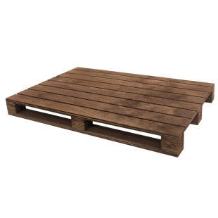 Дървена дъска за сервиране тип "Палет" венге 30x20xh3см BISETTI-(26122T)