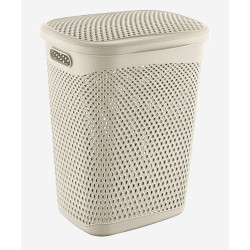 Пластмасов кош за дрехи 55л 44,8x38,9x56,5см лате HOME-(TRN-171-02) - Horecano